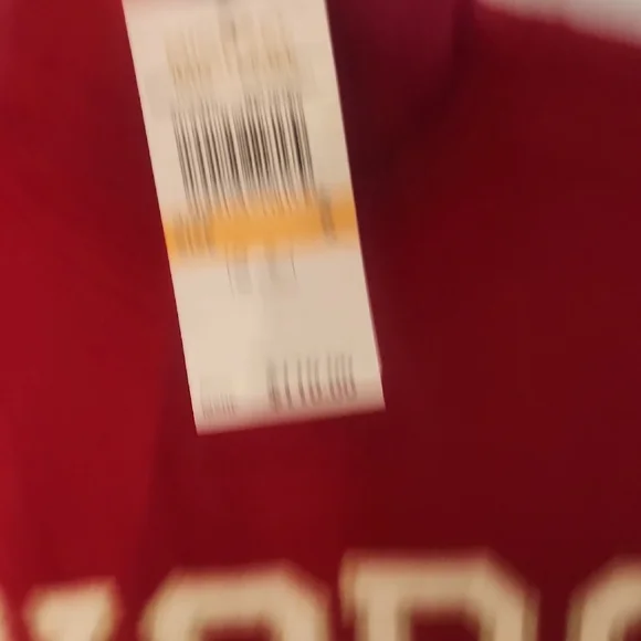 Michael Kors Red Turtleneck Sweater with Cream Accents - Picture 3 of 5